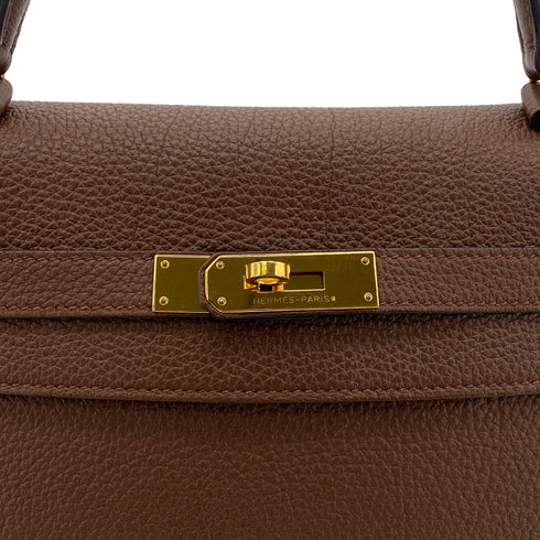 HERMES KELLY 32 RETOURNE BRULEE TOGO HAND SHOULDER BAG □R GHW 90301724 - PURPOSE