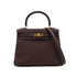HERMES KELLY 25 RETOURNE ROUGE SELLIER TOGO HAND SHOULDER BAG B GHW 90301725 - PURPOSE