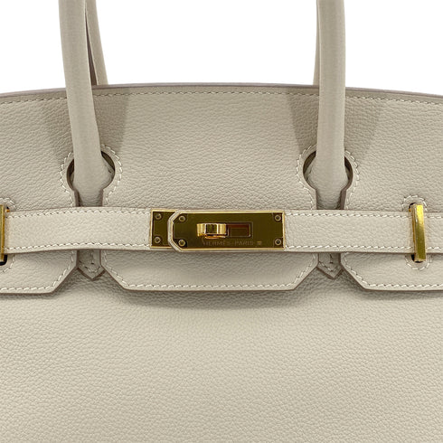 HERMES BIRKIN 30 CRAIE TOGO HAND BAG A GHW 90301731 - PURPOSE