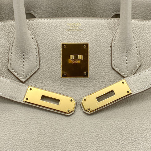 HERMES BIRKIN 30 CRAIE TOGO HAND BAG A GHW 90301731 - PURPOSE