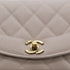 CHANEL VINTAGE DIANA SMALL CHAIN SHOULDER BAG PINK BEIGE CAVIAR SKIN 90301733 - PURPOSE