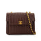 CHANEL VINTAGE MADEMOISELLE BIJOU CHAIN SHOULDER BAG BROWN CAVIAR SKIN 90301734 - PURPOSE