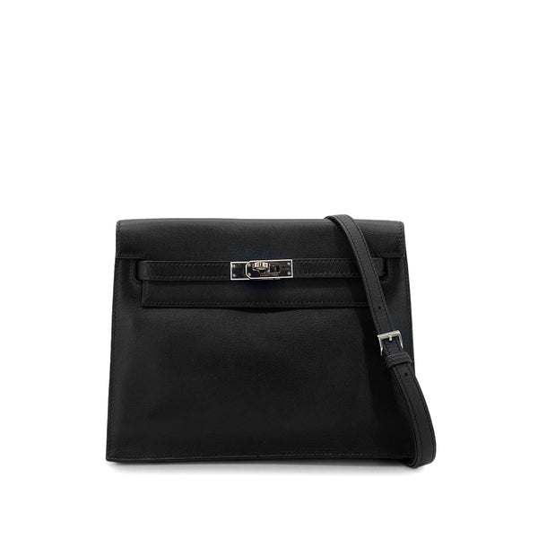 HERMES KELLY DANCE BLACK EVERCOLOR SHOULDER BAG □K SHW 90301737 - PURPOSE