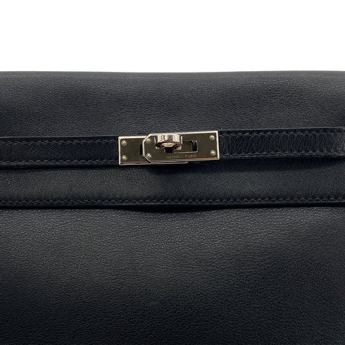 HERMES KELLY DANCE BLACK EVERCOLOR SHOULDER BAG □K SHW 90301737 - PURPOSE