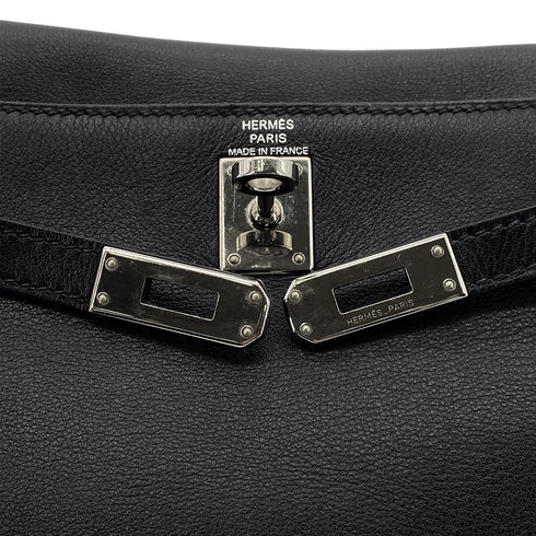 HERMES KELLY DANCE BLACK EVERCOLOR SHOULDER BAG □K SHW 90301737 - PURPOSE
