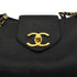 CHANEL VINTAGE SUPER MODEL BIG COCO CHAIN TOTE BAG BLACK CAVIAR SKIN 90301739 - PURPOSE