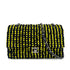 CHANEL MATELASSE CHAIN SHOULDER BAG BLACK YELLOW TWEED 90301743 - PURPOSE