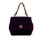CHANEL VINTAGE MADEMOISELLE HAND BAG BORDEAUX VELOR 90301744 - PURPOSE
