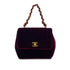 CHANEL VINTAGE MADEMOISELLE HAND BAG BORDEAUX VELOR 90301744 - PURPOSE