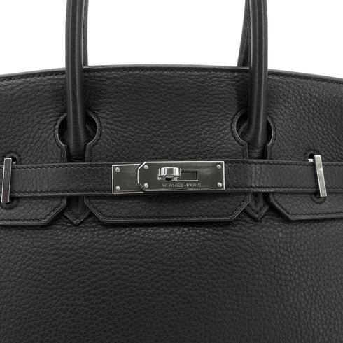 HERMES BIRKIN 30 BLACK TOGO HAND BAG □K SHW 90301746 - PURPOSE
