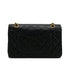 CHANEL VINTAGE CLASSIC FLAP MEDIUM CHAIN SHOULDER BAG BLACK LAMB SKIN 90301747 - PURPOSE