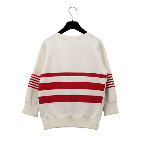 CHANEL MADEMOISELLE LONG SLEEVE SWEATSHIRT WHITE COTTON 42 01A RTW 90301749 - PURPOSE