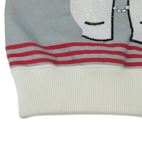 CHANEL MADEMOISELLE LONG SLEEVE SWEATSHIRT WHITE COTTON 42 01A RTW 90301749 - PURPOSE