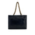 CHANEL VINTAGE BIG COCO CHAIN TOTE BAG BLACK LAMB SKIN 90301751 - PURPOSE