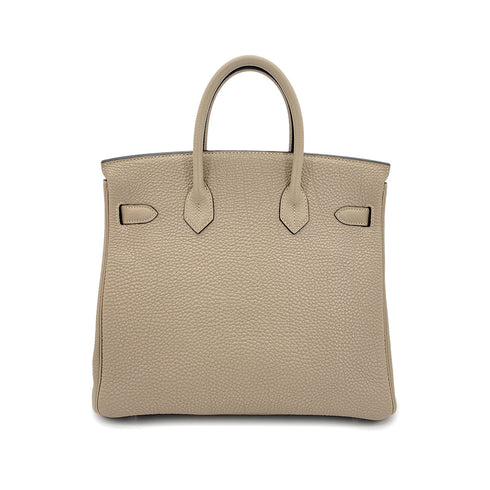 HERMES HAUT A COURROIES 28 GRIS TOURTERELLE TOGO HAND BAG □H GHW 90301843 - PURPOSE