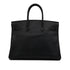 HERMES BIRKIN 35 BLACK VACHE LIEGEE HAND BAG □C GHW 90301844 - PURPOSE