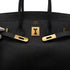 HERMES BIRKIN 35 BLACK VACHE LIEGEE HAND BAG □C GHW 90301844 - PURPOSE