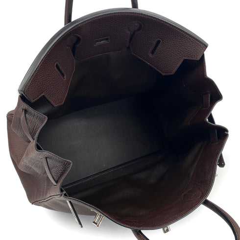 HERMES HAUT A COURROIES 45 CHOCOLAT TOGO HAND BAG □C SHW 90301846 - PURPOSE