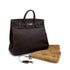 HERMES HAUT A COURROIES 45 CHOCOLAT TOGO HAND BAG □C SHW 90301846 - PURPOSE