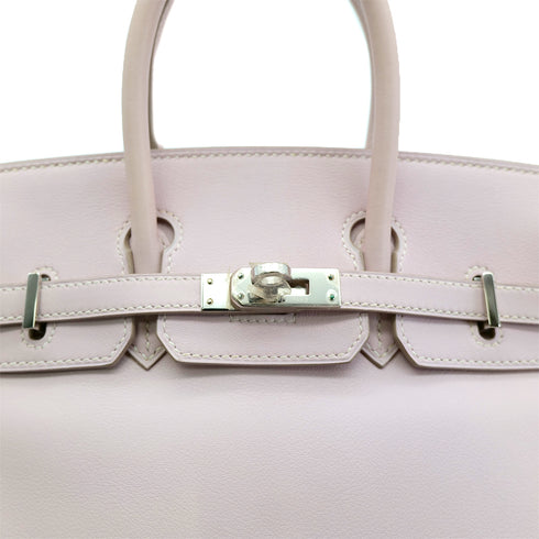 HERMES BIRKIN 25 ROSE DRAGEE VEAU SWIFT HAND BAG □L SHW 90302176 - PURPOSE