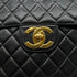 CHANEL VINTAGE JUMBO MATELASSE 30 CHAIN SHOULDER BAG BLACK LAMB SKIN 90302177 - PURPOSE