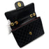 CHANEL VINTAGE JUMBO MATELASSE 30 CHAIN SHOULDER BAG BLACK LAMB SKIN 90302177 - PURPOSE