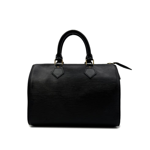 LOUIS VUITTON EPI SPEEDY 25 HAND BAG NOIR LEATHER M59232 90302178 - PURPOSE