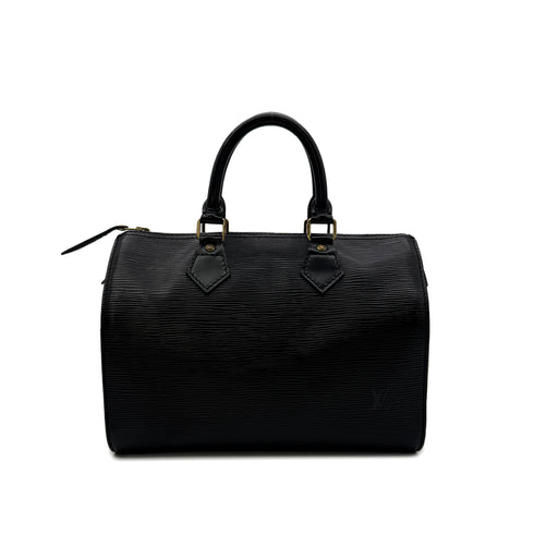 LOUIS VUITTON EPI SPEEDY 25 HAND BAG NOIR LEATHER M59232 90302178 - PURPOSE