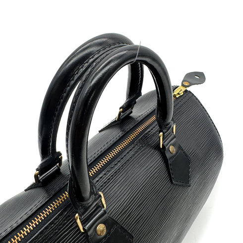 LOUIS VUITTON EPI SPEEDY 25 HAND BAG NOIR LEATHER M59232 90302178 - PURPOSE