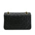 CHANEL VINTAGE CLASSIC FLAP MEDIUM CHAIN SHOULDER BAG BLACK LAMB SKIN 90302186 - PURPOSE