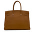 HERMES BIRKIN 35 GOLD TOGO HAND BAG □G GHW 90302188 - PURPOSE