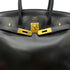 HERMES BIRKIN 30 BLACK BOXCALF HAND BAG □C GHW 90302189 - PURPOSE