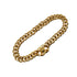 CHANEL VINTAGE NECKLACE CHOKER TURN LOCK GOLD ACCESSORY 96P 90302193 - PURPOSE