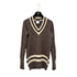 CHANEL VINTAGE COCOMARK KNIT TOPS BROWN CACHEMIRE 40 96A RTW 90302195 - PURPOSE