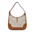 HERMES TRIM 31 FAUVE TOGO TOILE H SHOULDER BAG □F GHW 90302332 - PURPOSE
