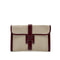HERMES JIGE PM ROUGE H BOXCALF TOILE H CLUTCH BAG 〇K 90302333 - PURPOSE