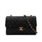 CHANEL VINTAGE CLASSIC FLAP SMALL CHAIN SHOULDER BAG BLACK LAMB SKIN 90302335 - PURPOSE