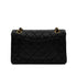 CHANEL VINTAGE CLASSIC FLAP SMALL CHAIN SHOULDER BAG BLACK LAMB SKIN 90302335 - PURPOSE
