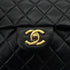 CHANEL VINTAGE CLASSIC FLAP SMALL CHAIN SHOULDER BAG BLACK LAMB SKIN 90302335 - PURPOSE