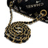 CHANEL MATELASSE CHAIN SHOULDER BAG BLACK TWEED BEADS RHINESTONE 90302336 - PURPOSE