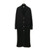 CHANEL COCO BUTTON LONG KNIT COAT BLACK COTTON 48 P63 RTW 90302398 - PURPOSE