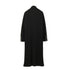 CHANEL COCO BUTTON LONG KNIT COAT BLACK COTTON 48 P63 RTW 90302398 - PURPOSE