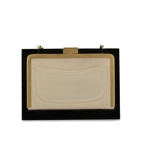 CHANEL 2014 COLLECTION PRIVEE FRAMED MINI MATELLASSE CHAIN SHOULDER BAG BLACK LAMB SKIN PLASTIC 90302568 - PURPOSE
