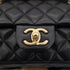 CHANEL 2014 COLLECTION PRIVEE FRAMED MINI MATELLASSE CHAIN SHOULDER BAG BLACK LAMB SKIN PLASTIC 90302568 - PURPOSE