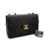 CHANEL VINTAGE MAXI MATELASSE 34 CHAIN SHOULDER BAG BLACK LAMB SKIN 90302643 - PURPOSE