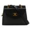CHANEL VINTAGE TURN LOCK COCO BALL CHAIN TOTE BAG BLACK LEATHER 90302644 - PURPOSE