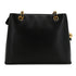 CHANEL VINTAGE TURN LOCK COCO BALL CHAIN TOTE BAG BLACK LEATHER 90302644 - PURPOSE