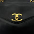 CHANEL VINTAGE TURN LOCK COCO BALL CHAIN TOTE BAG BLACK LEATHER 90302644 - PURPOSE