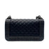 CHANEL BOY CHANEL CHAIN SHOULDER BAG NAVY LEATHER 90302646 - PURPOSE