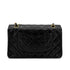 CHANEL VINTAGE CLASSIC FLAP MEDIUM CHAIN SHOULDER BAG BLACK LAMB SKIN 90302650 - PURPOSE